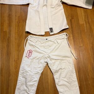 Gameness White Martial Arts Gi A0